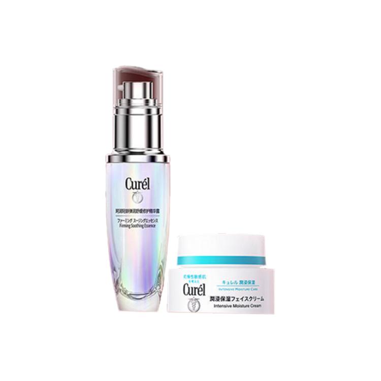 

Набор для ухода за кожей KERUN сыворотка-лосьон успокаивающий, увлажняющий, питательный, восстанавливающий эссенция 40 мл + крем 40 г Curél