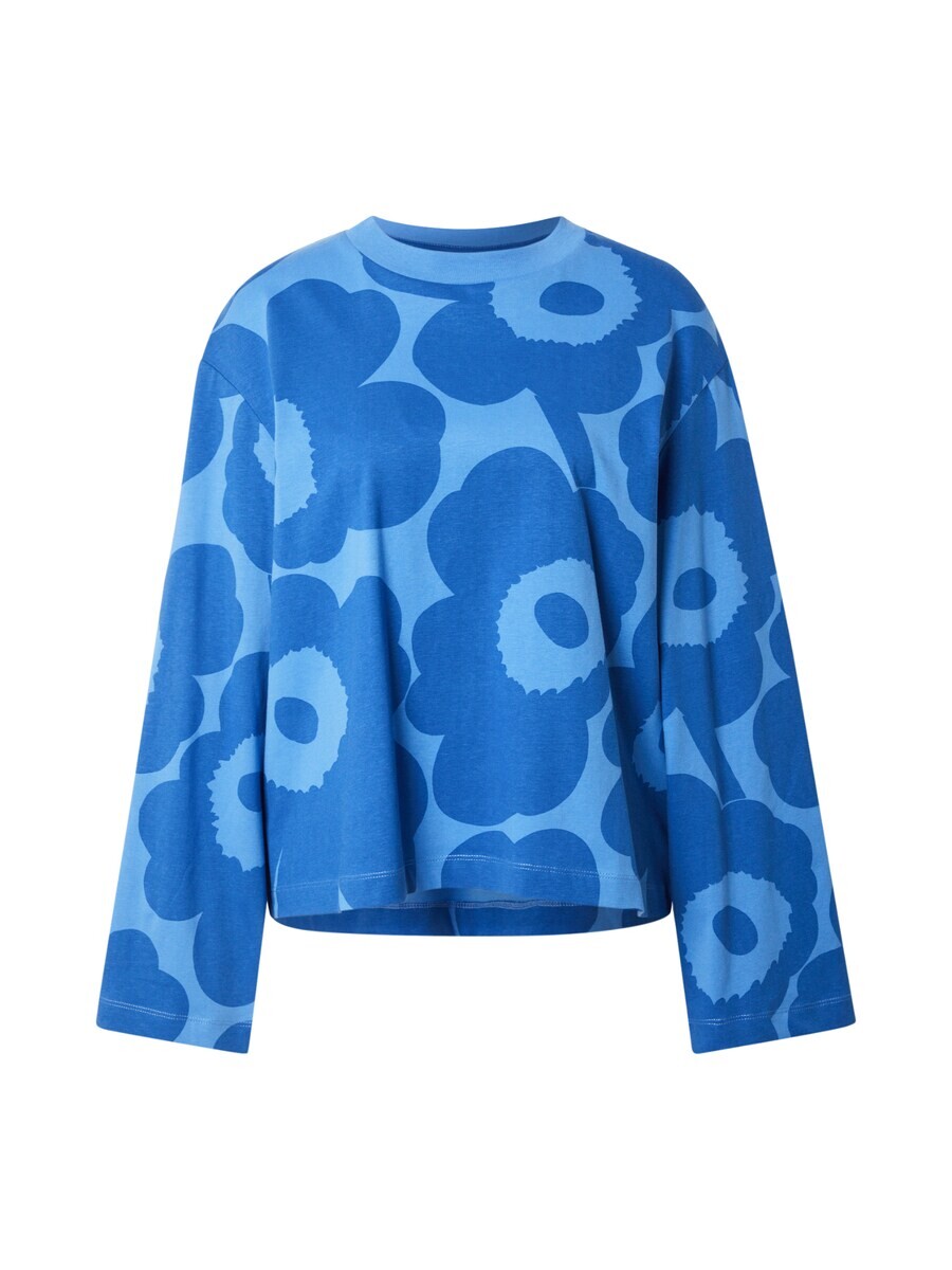

Лонгслив Marimekko Shirt VALKEA, синий/светло-синий