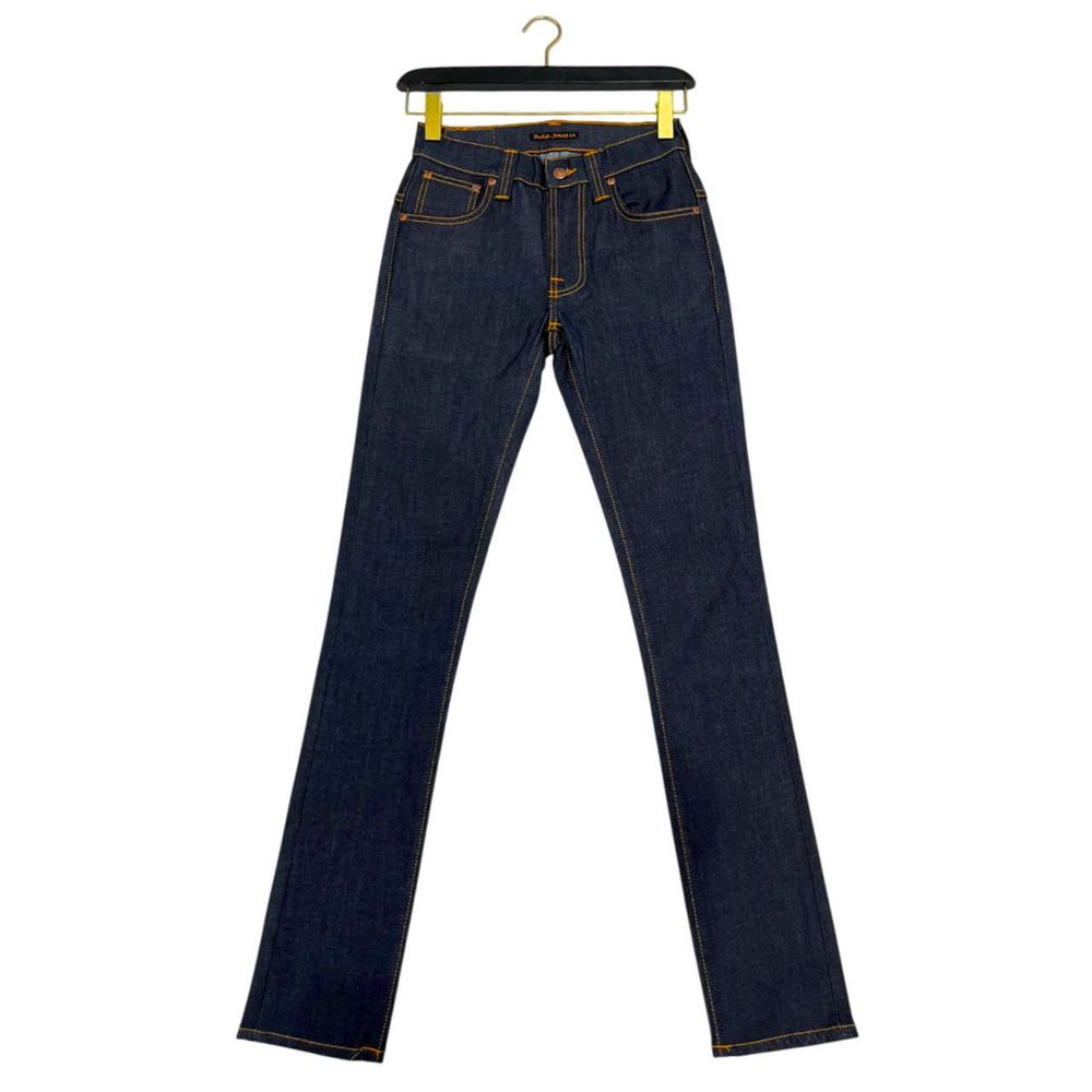

Джинсы и женские брюки из хлопка Nudie Jeans, синий