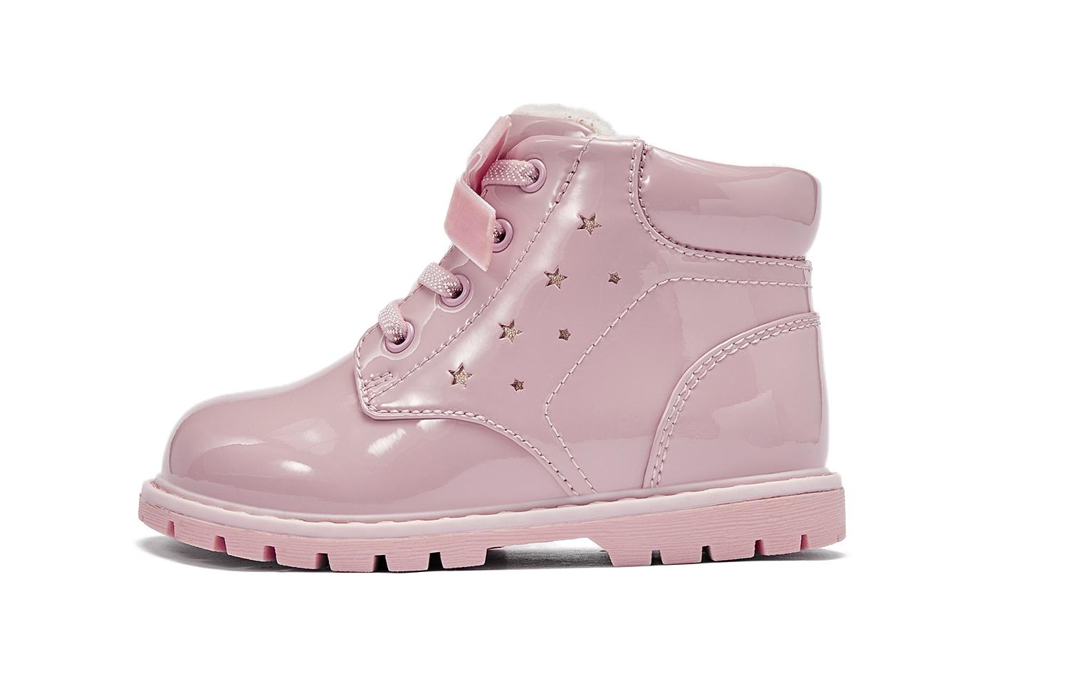 

Детские кожаные ботинки для дошкольников DAVE&BELLA, розовый