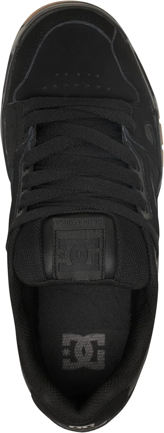 Мужские кеды DC Stag низкие для скейта DC Shoes, черный — фото 4