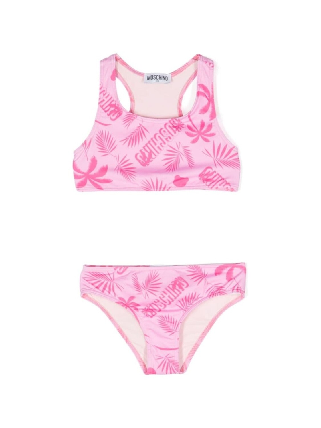 

Moschino Kids бикини с принтом, розовый