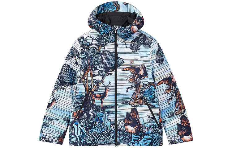 

FILA Куртка пуховая мужская незабудка голубая, Forget-Me-Not Blue
