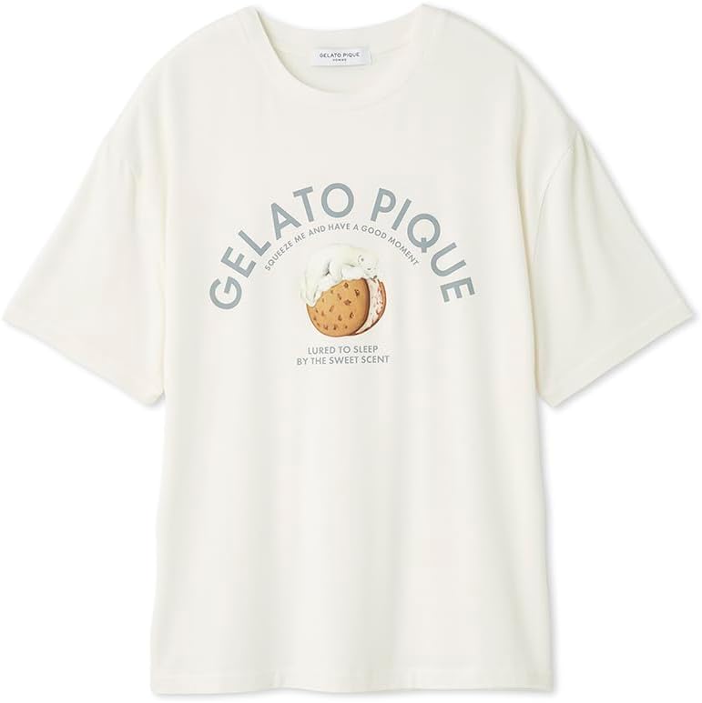 

Мужская футболка Gelato Pique PMCT254933 из вискозы с рисунком «Печенье, лед и песок»