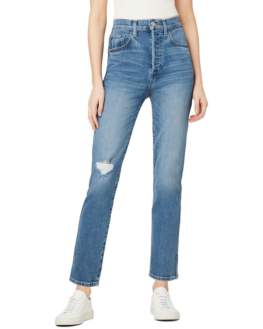 

Джинсы JOE'S Прямые джинсы с потертостями по щиколотку от Raine Barnes JOE'S Jeans, синий