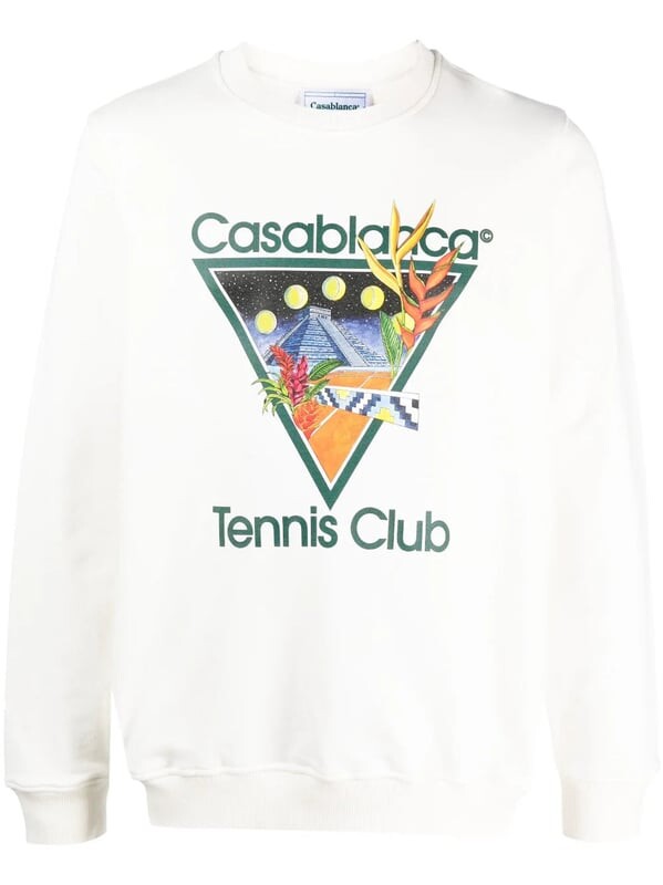 

Толстовка с графичным принтом Tennis Club Icon Casablanca, белый
