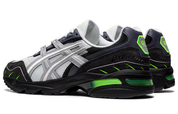 Кроссовки гель 1090 серый Asics, черный — фото 4