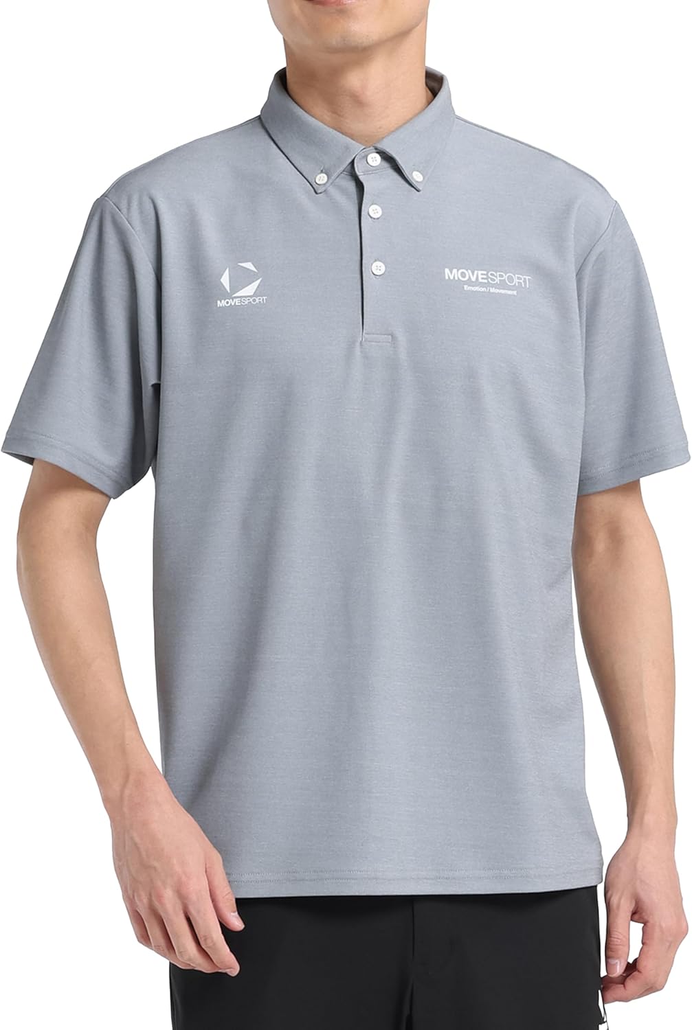 

Мужская мини-поло Move Sports SUNSCREEN из пике с охлаждающим эффектом, одежда для гольфа, короткий рукав Movesport