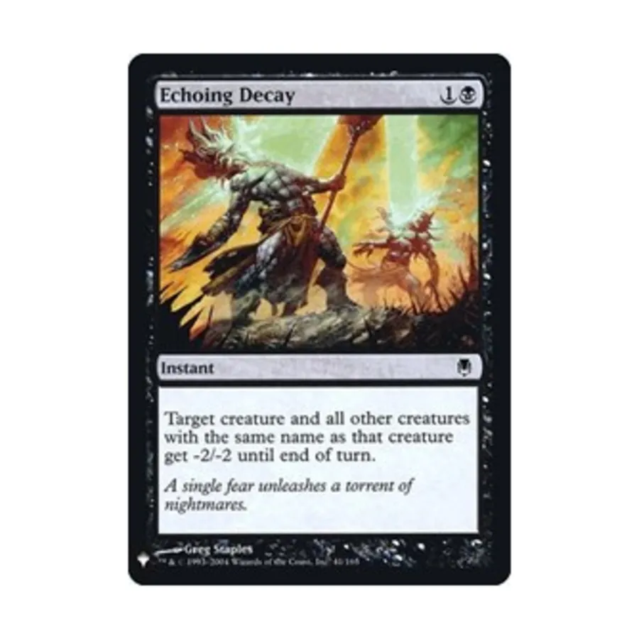 

CCG Эхо распада (C) (Фольга), MTG - Mystery Booster - Retail Exclusives