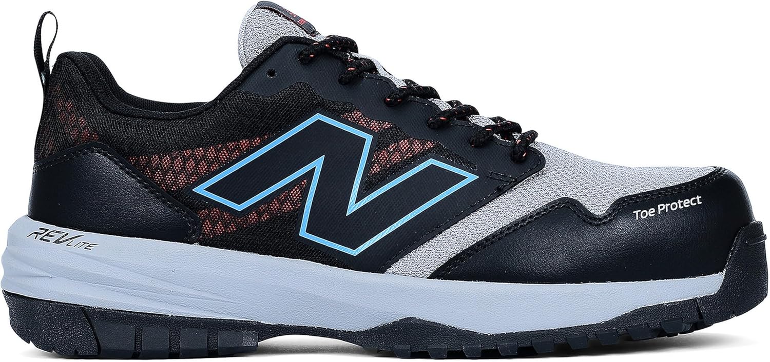 

Мужские промышленные ботинки New Balance Quikshift с композитным носком, Black/Blue/Red