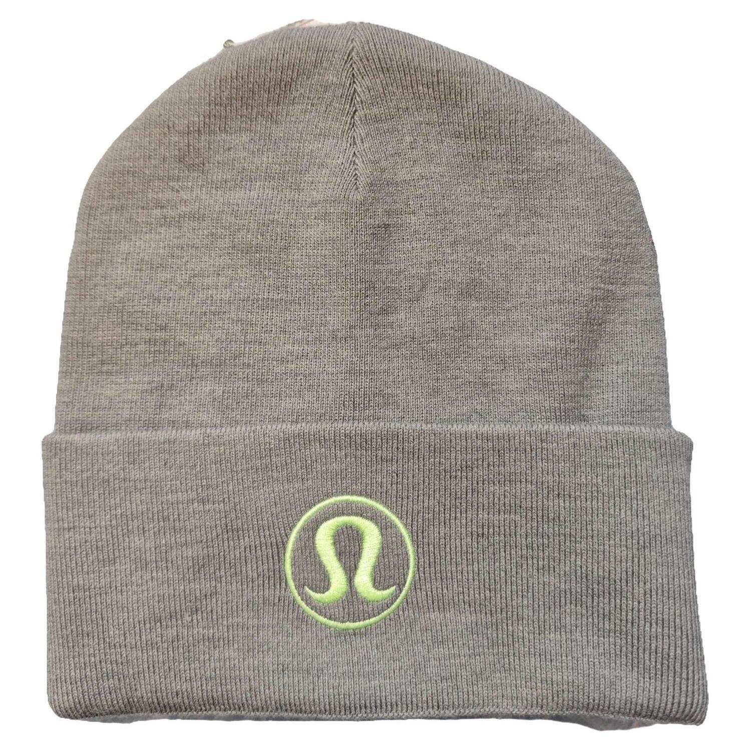 

Lululemon Шерстяная вязаная шапка унисекс серая, GUGG/FZAP