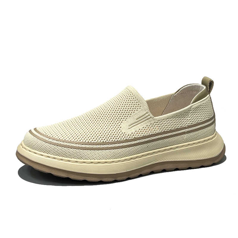 

Дышащие и легкие низкие повседневные туфли для мужчин ZUOSAISI, Beige