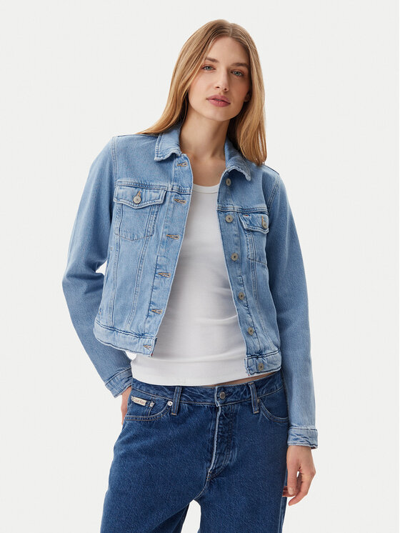 

Джинсовая куртка обычного кроя DW0DW20123 Tommy Jeans, синий