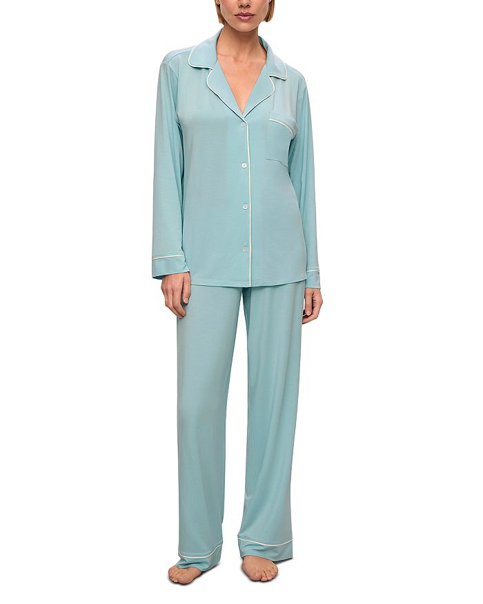 

Женский длинный комплект пижамы Gisele из ткани Tencel Modal Eberjey, синий