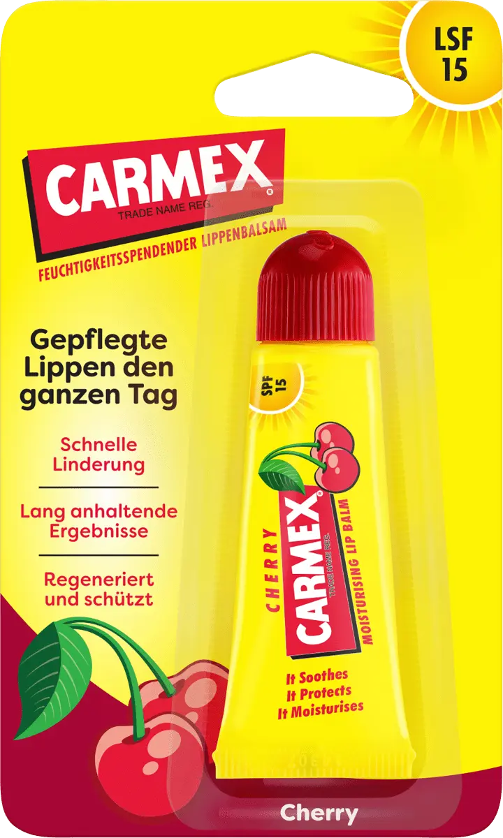 

Уход за губами Cherry Tube SPF 15 10г Carmex