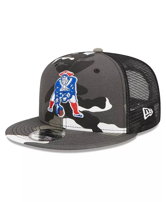 

Мужская городская камуфляжная кепка New England Patriots 9FIFTY Trucker Snapback New Era, зеленый