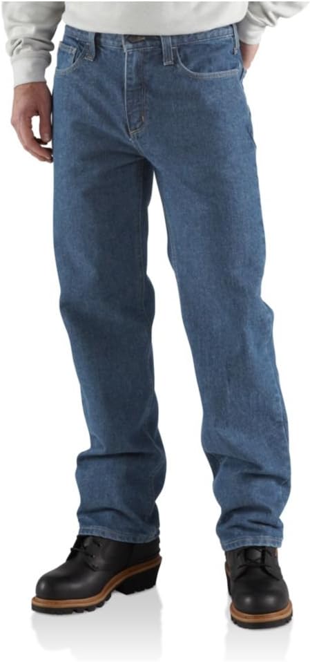 

Carhartt мужские джинсы Big Flame Resistant Utility Denim, Midstone
