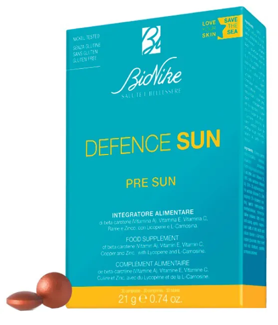 

Bionike Defense Sun Добавка с бета-каротином, 30 антиоксидантных таблеток