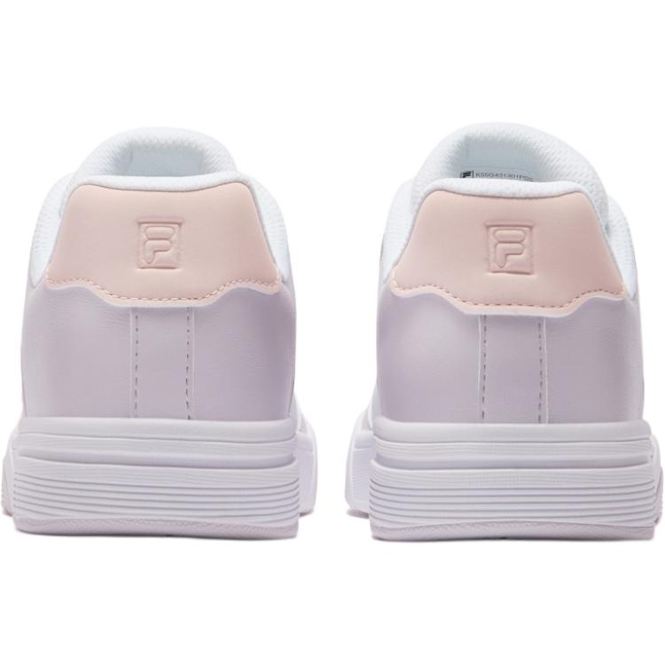 Низкие детские кроссовки для скейтбординга Heritage FHT Lightweight Shock Absorbers для подростков FILA KIDS, белый/розовый — фото 4