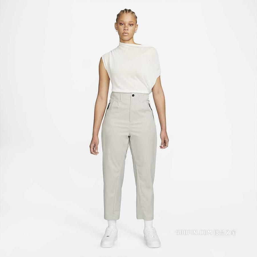 Майка Nike Wmns Esc Nigh Neck DN4059 100, белая, женская — фото 3