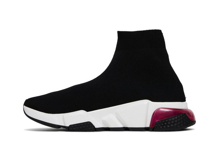 Кроссовки Balenciaga Balenciaga Wmns Speed Sneaker 'Clear Sole - Black Pink', черный — фото 4