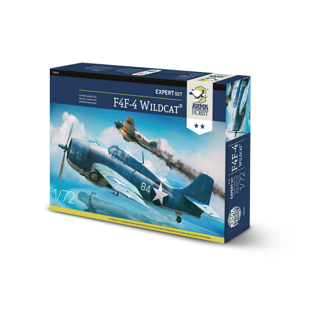 

70047 F4F-4 Wildcat (экспертный набор) Arma Hobby