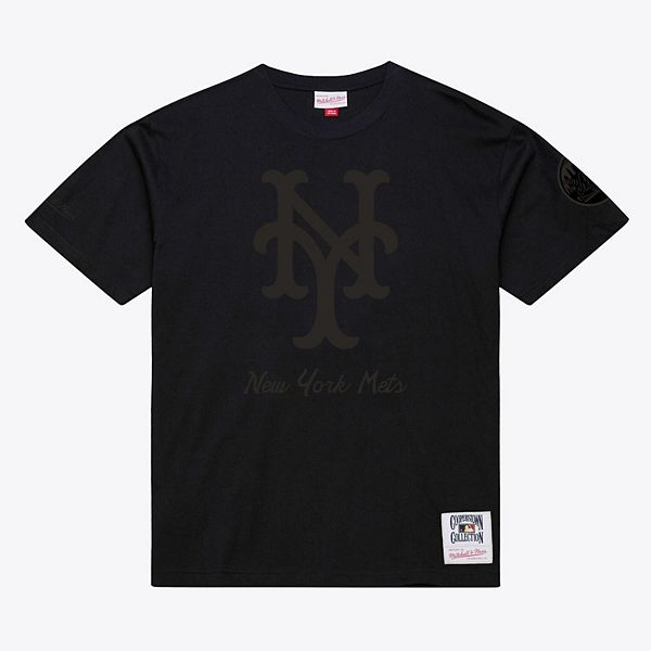 

Футболка Men black New York Mets Cooperstown Collection Phantom Mitchell & Ness