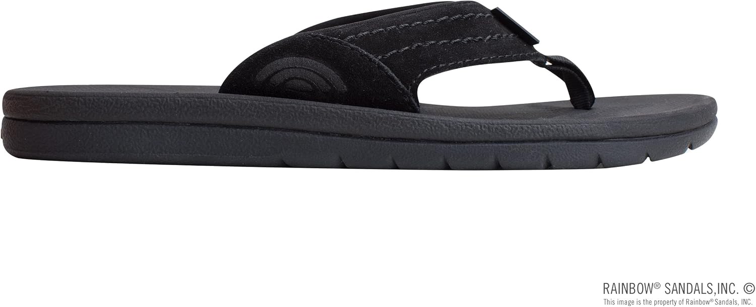 Мужские сандалии Rainbow Sandals East Cape из формованной резины, черный — фото 4