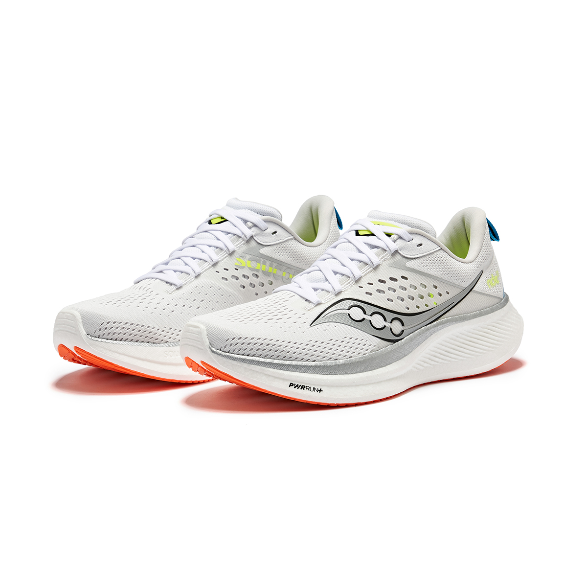 

Кроссовки мужские с низким верхом белые/серебристые Saucony