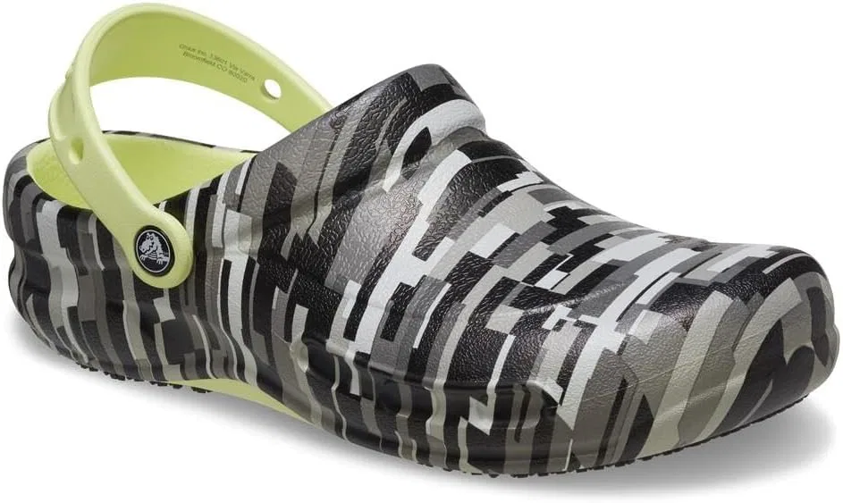 Кроксы Unisex Literide Flip U - обувь для душа и ванны для взрослых Crocs, Black Lime — фото 3