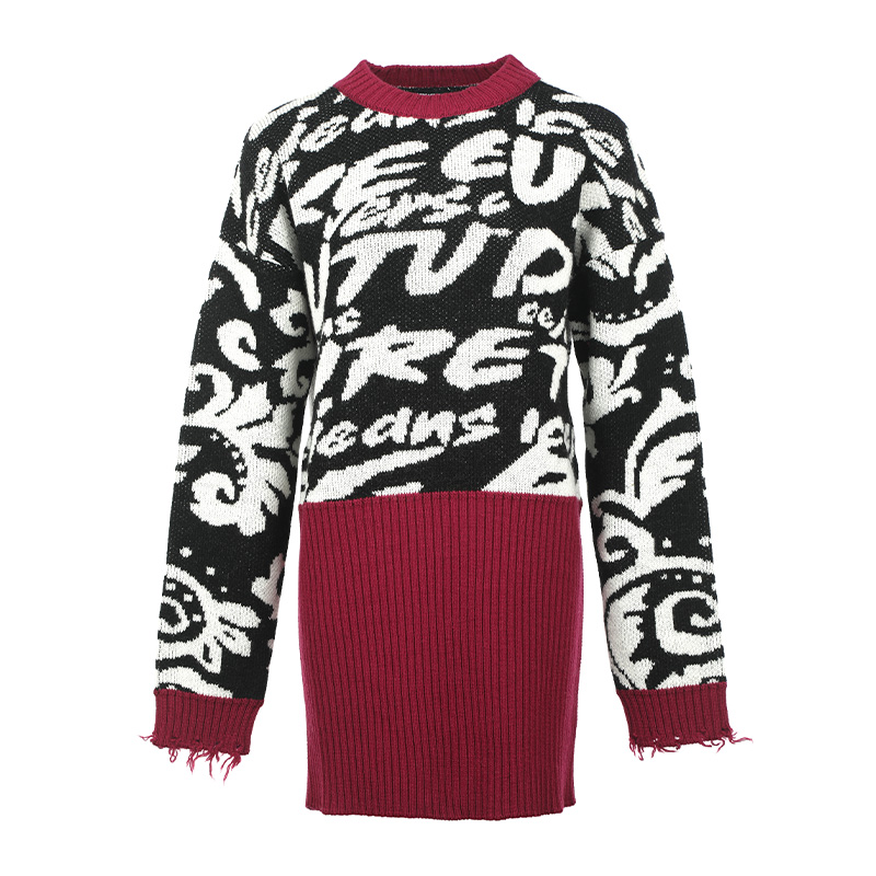 

Женское платье с длинными рукавами FW22 VERSACE JEANS COUTURE, мультиколор