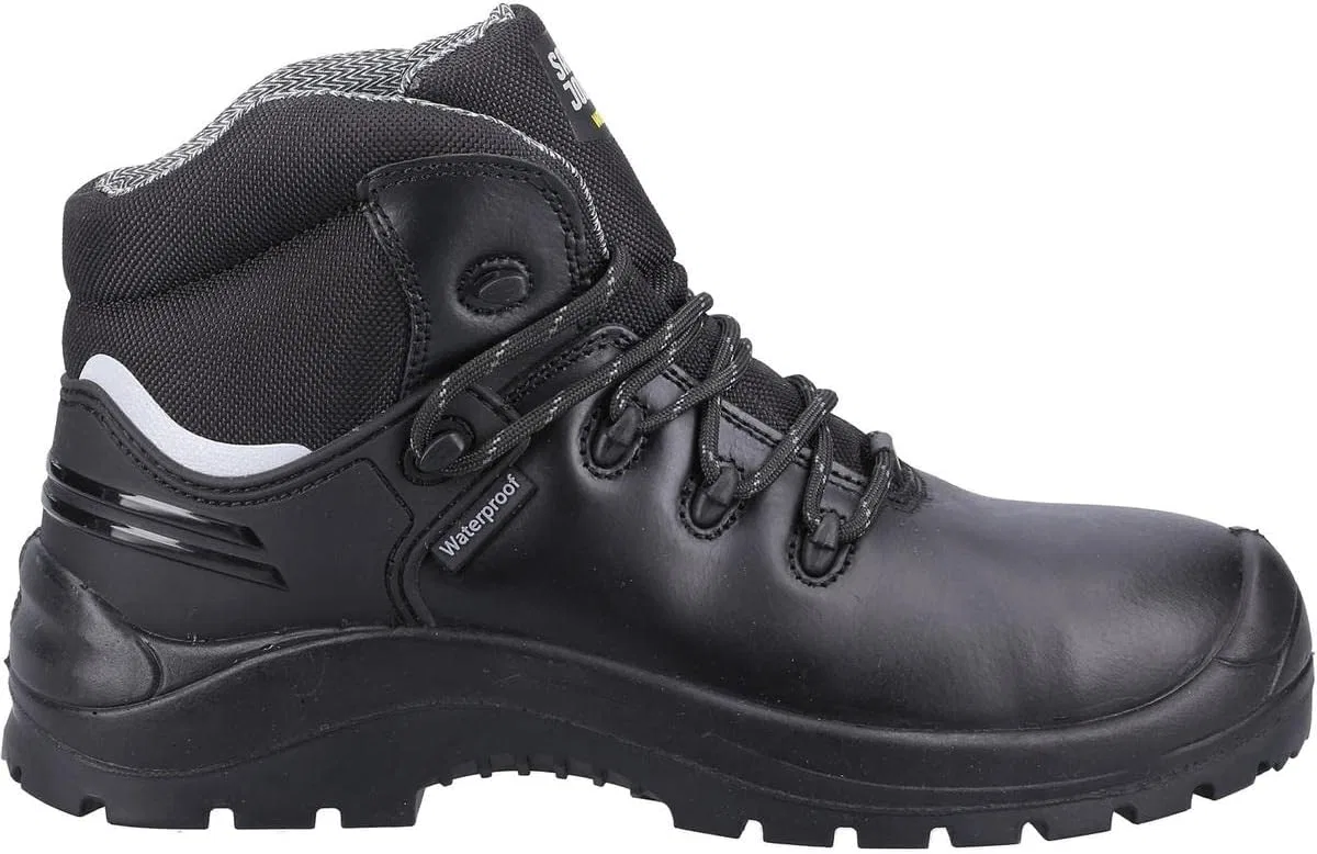 Ботинки Maxguard X430 S3 Sicherheitsstiefel, Rindleder, metallfrei, Waterproof, schwarz, Gr. 38-50, Black — фото 2