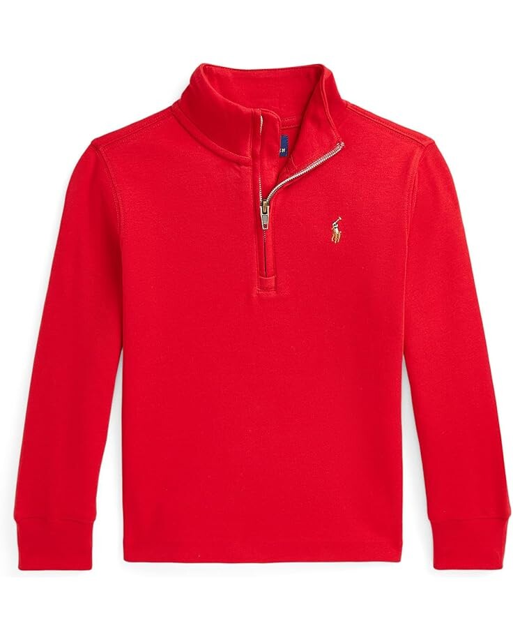 

Пуловер Polo Ralph Lauren Kids Cotton Interlock Quarter-Zip Pullover, цвет RL 2000 Red