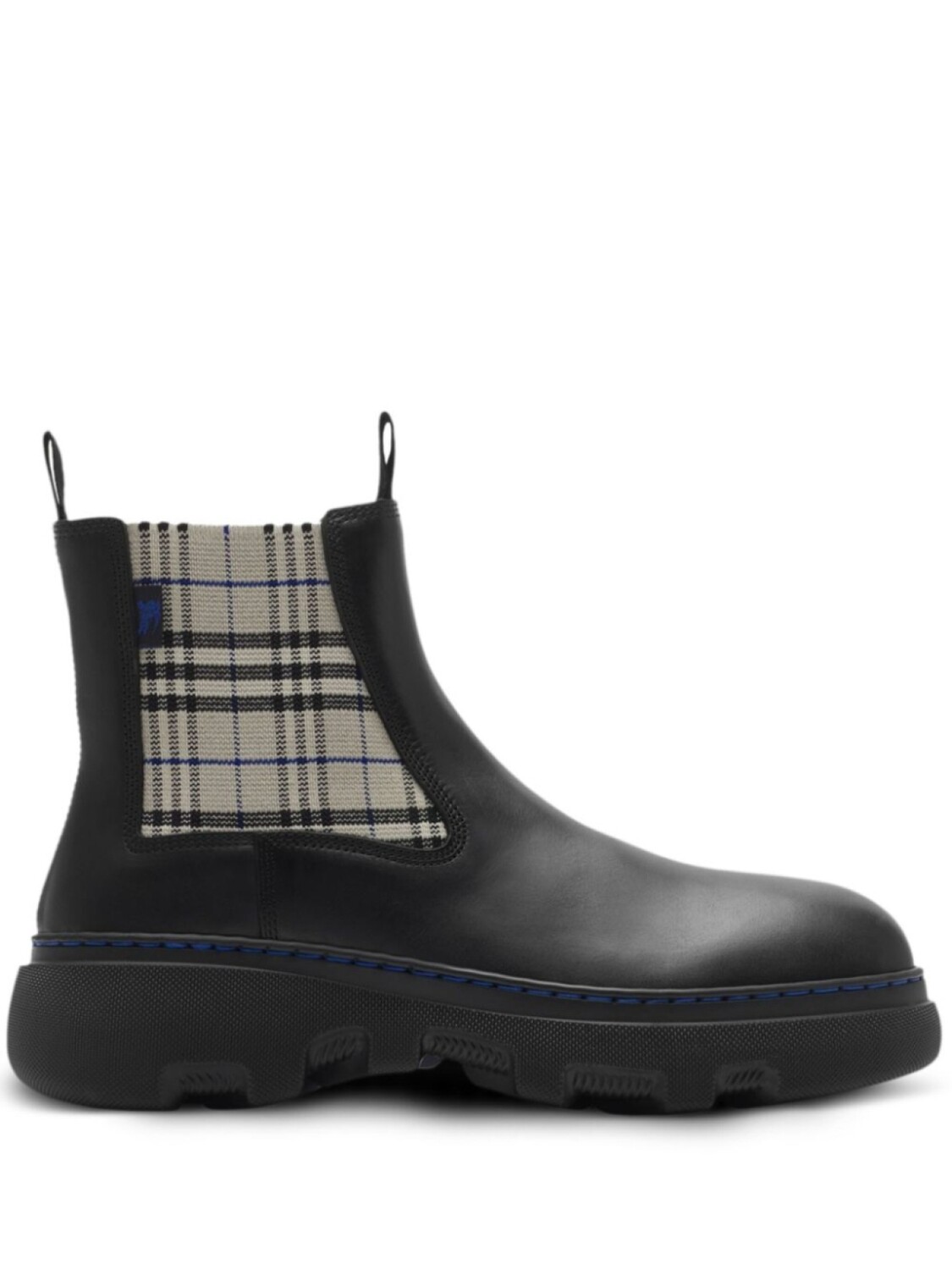 Кожаные ботинки челси Burberry, черный