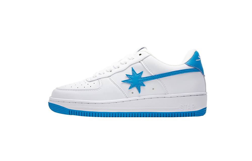 

Кроссовки starwalk soldier Skateboarding Shoes Unisex Low-top White/blue, синий