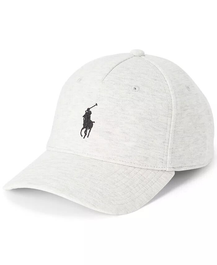 

Мужская жаккардовая бейсболка двойной вязки Polo Ralph Lauren, серый