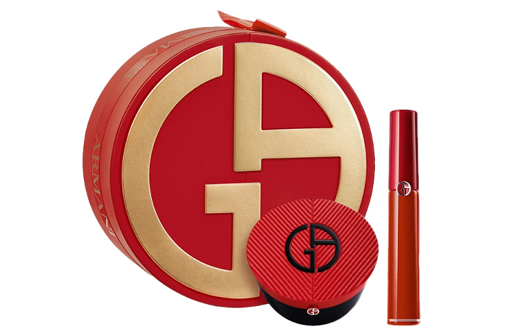 Подарочный набор Giorgio Armani Beauty Rouge Lip Maestro №405 + Cushion №2 — фото 2