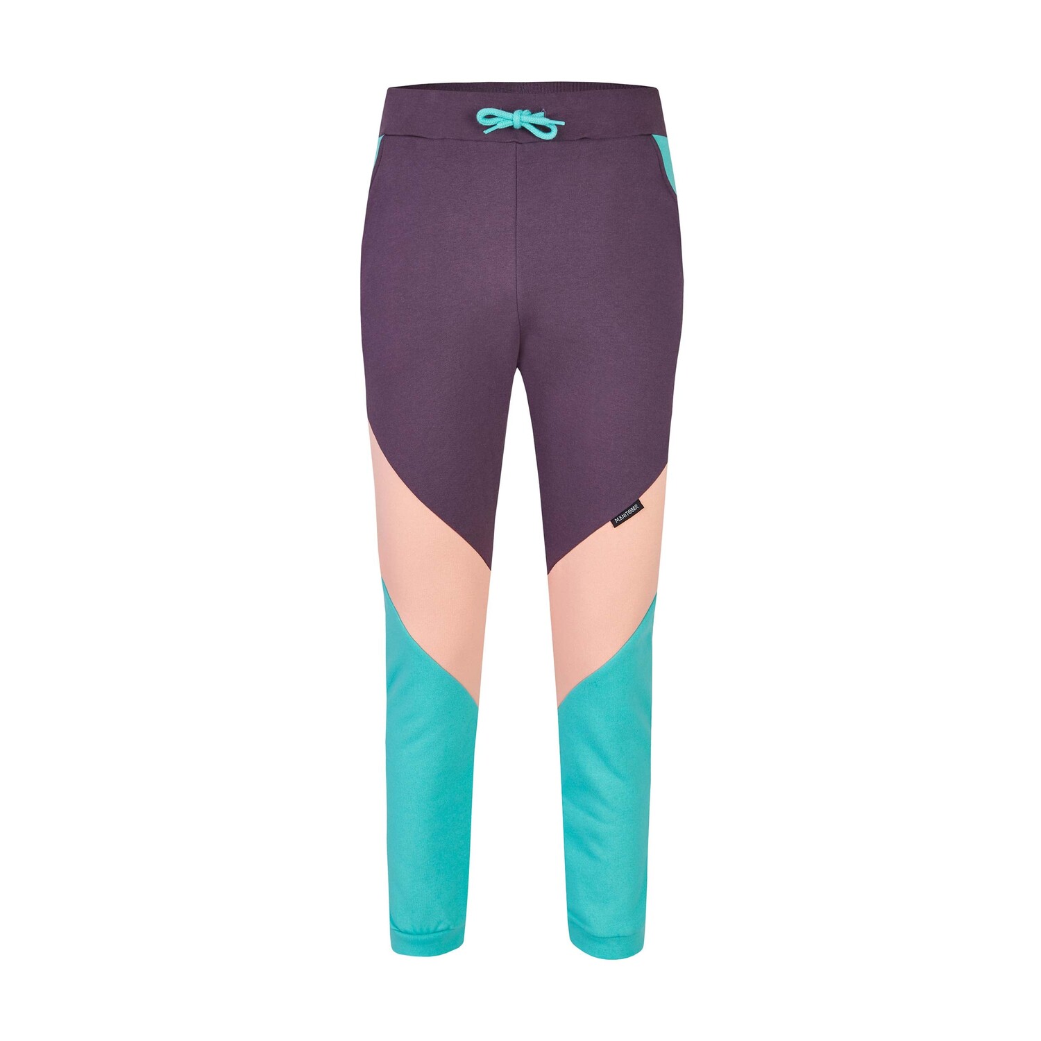 

Спортивные брюки MANITOBER Cut & Sew, цвет Mint/Apricot/Aubergine