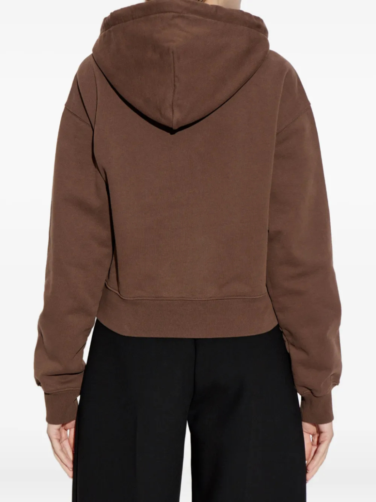 Толстовка с капюшоном и нашивкой-логотипом Jacquemus, коричневый — фото 4