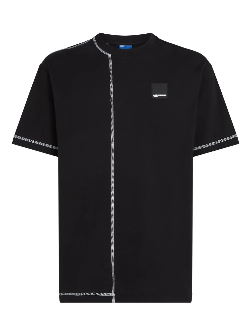 

Футболка с нашивкой-логотипом Karl Lagerfeld Jeans, черный