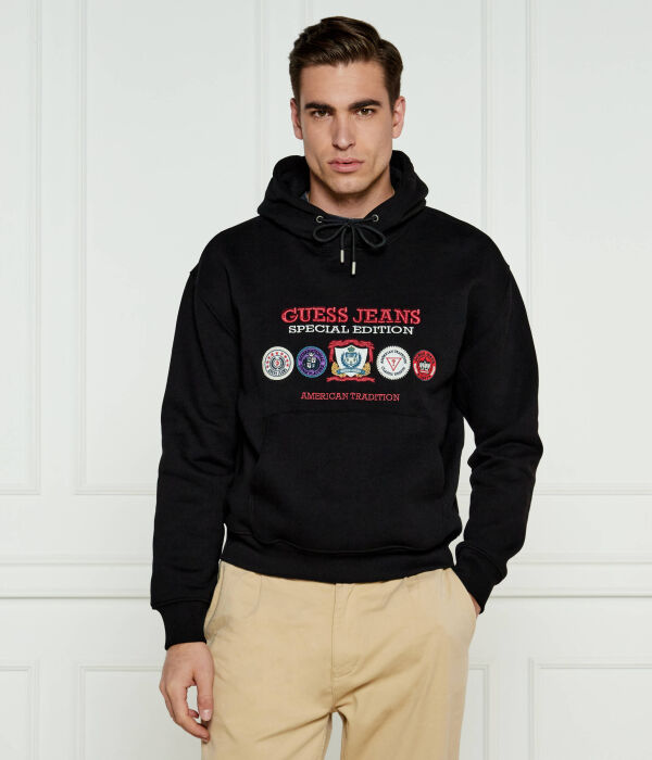 

Толстовка Guess Jeans Regular Fit, черный