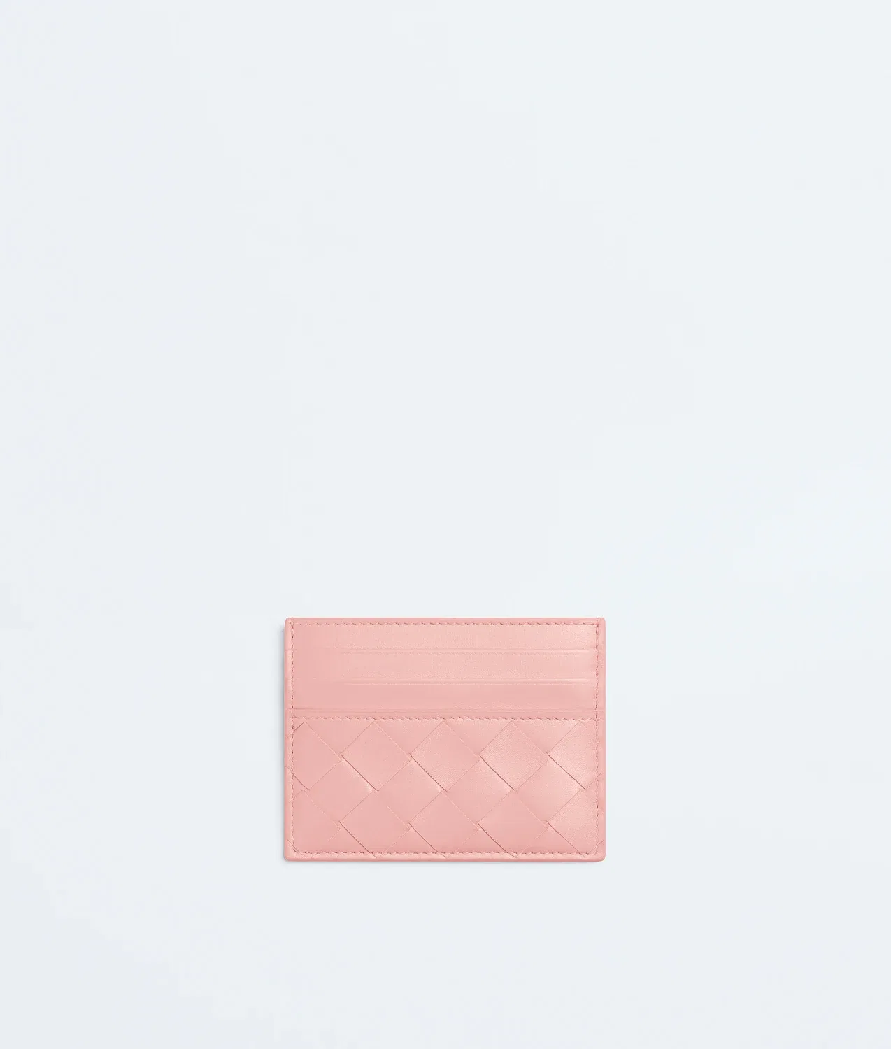 Кредитная карта-кейс с плетением Intrecciato BOTTEGA VENETA, розовый — фото 2