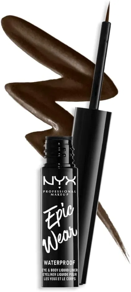 Подводка жидкая NYX Professional Makeup Epic Wear, коричневая, 1 шт