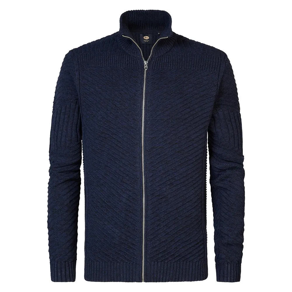

Свитер Petrol Industries M-3040-KWC295 full zip, синий