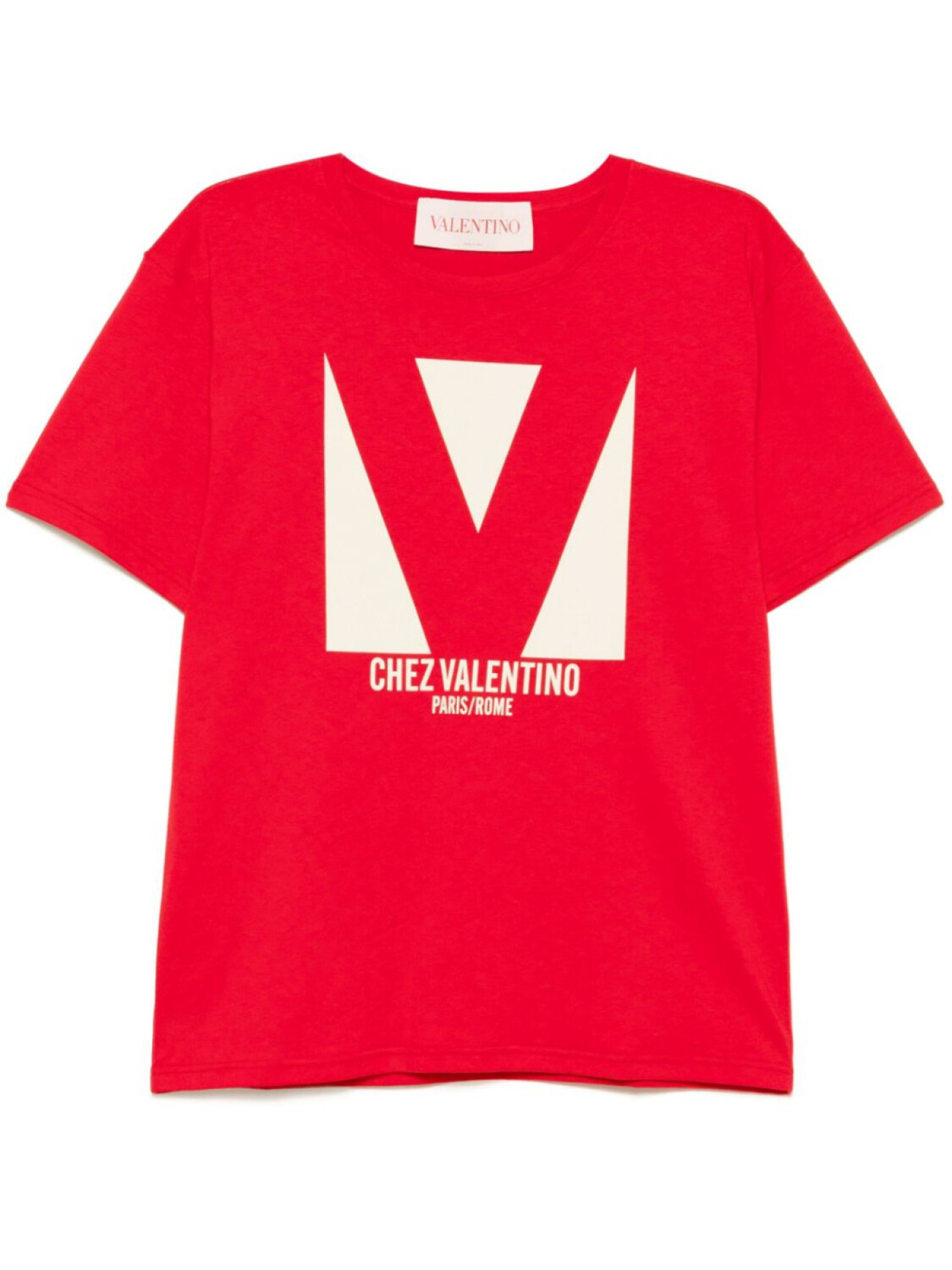 

Valentino Garavani футболка с логотипом, красный