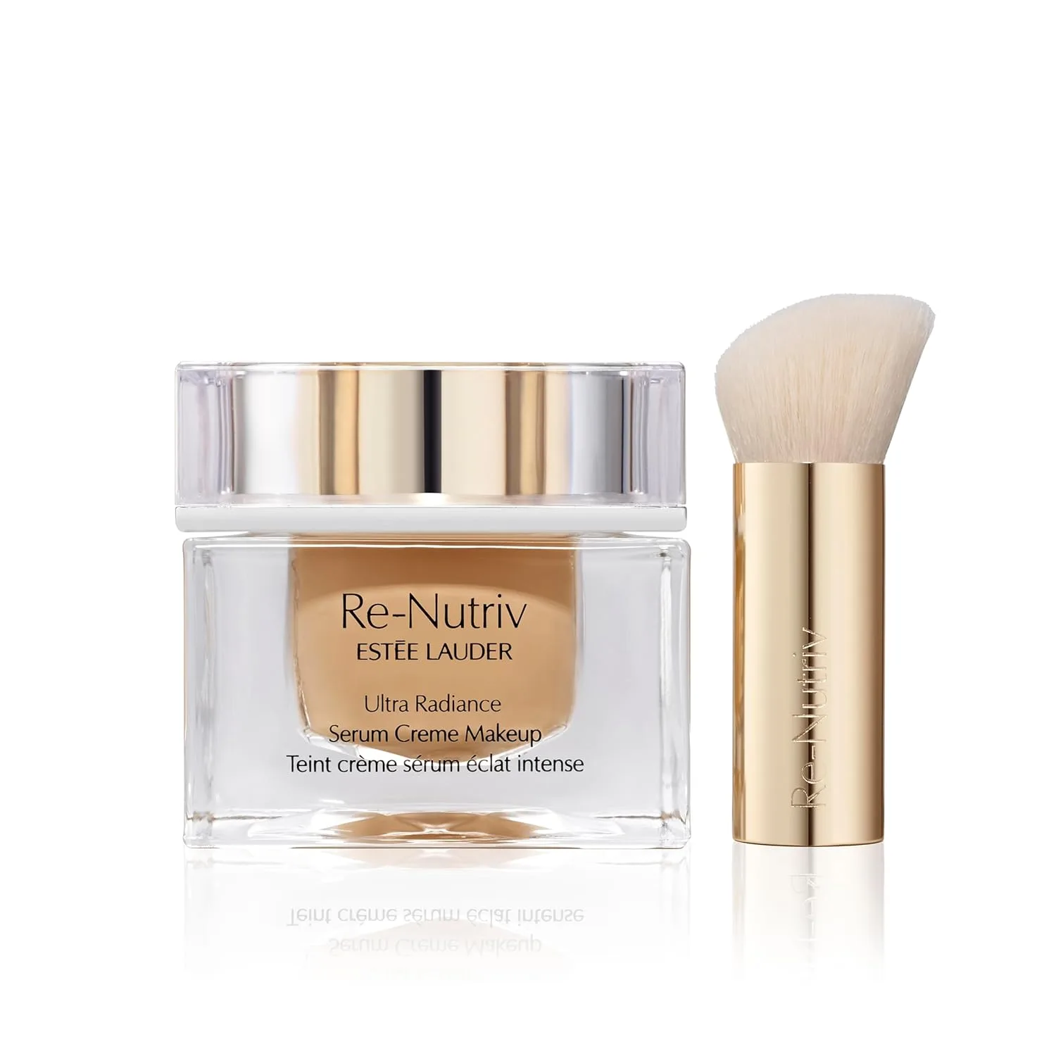 Крем-сыворотка Estée Lauder Re-Nutriv Ultra Radiance | Роскошная тональная основа с гиалуроновой кислотой | Стойкость и увлажнение до 12 часов, 30 мл, 3W1 Tawny - Medium with warm golden undertones
