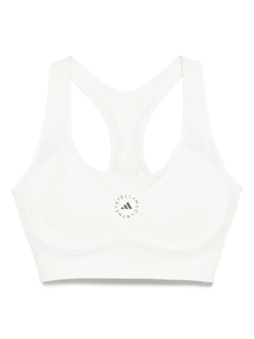 

Спортивный бюстгальтер с логотипом adidas by Stella McCartney, белый