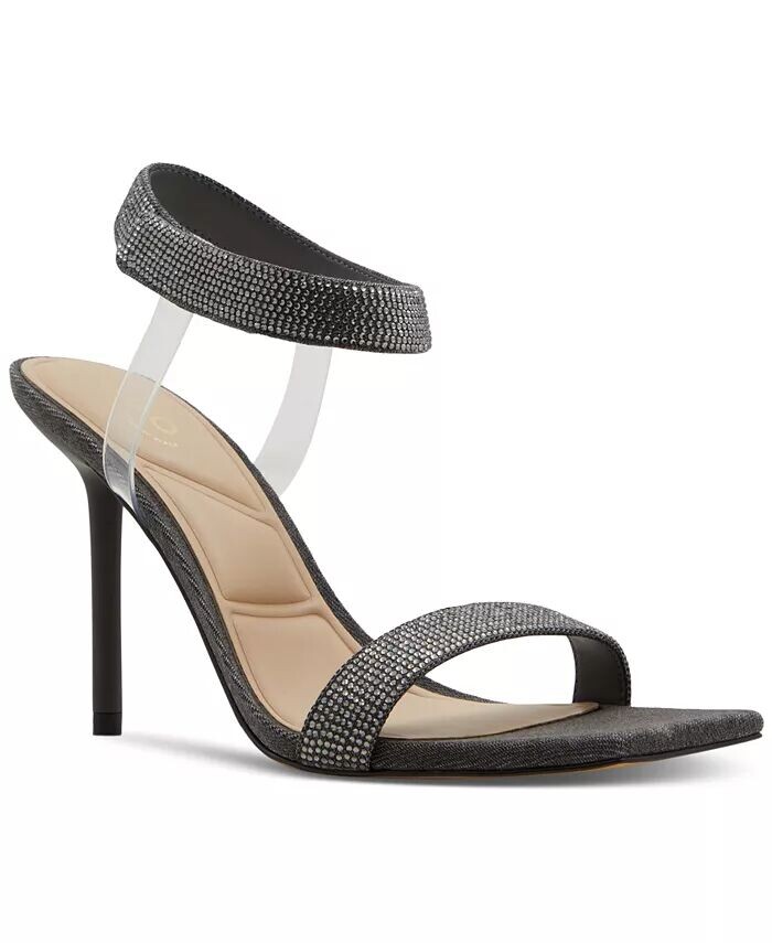 

Женские розовые виниловые сандалии из двух частей ALDO, серый