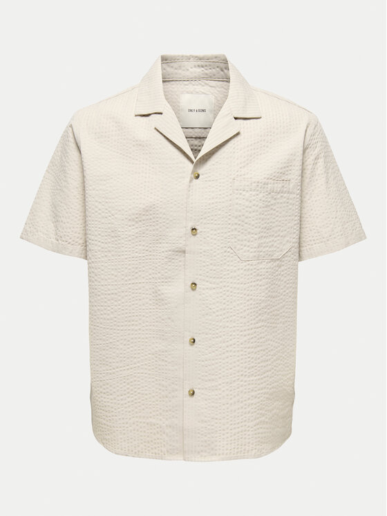 

Свободная рубашка Eye Resort 22030342 Only & Sons, бежевый