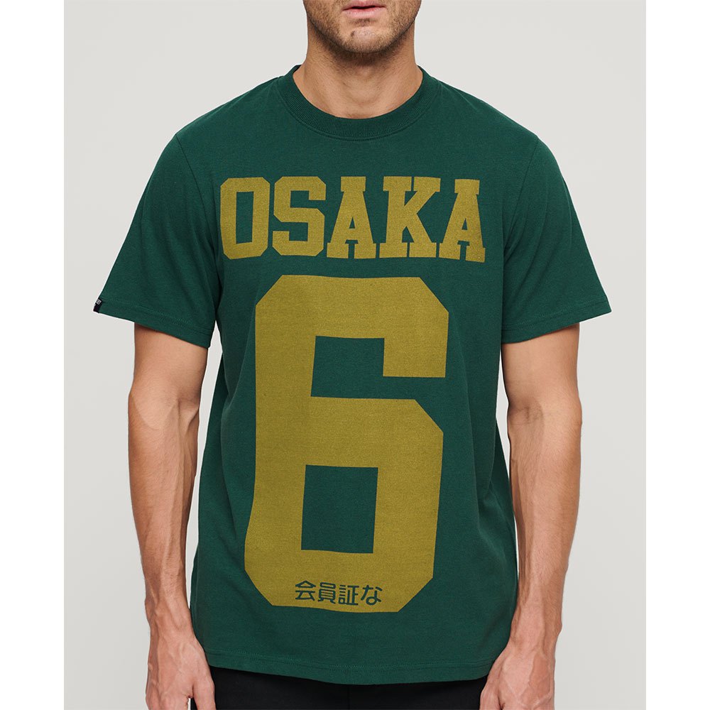 

Футболка с коротким рукавом Superdry Osaka Graphic, зеленый